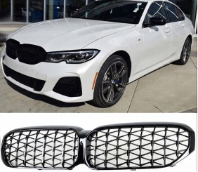 Ніздрі Diamond Silver (2021-2023) для BMW 5 серія G30/G31 рр