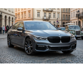 Ніздрі M-Look (2019-2022, чорний глянець) для BMW 7 серія G11/G12 рр