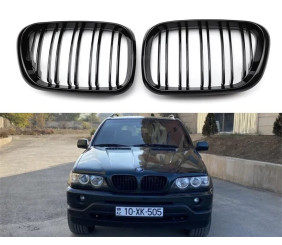 Ніздрі M-Look (1999-2003, чорний глянець) для BMW X5 E53 рр