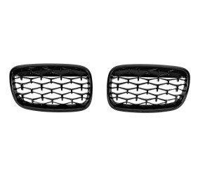 Ніздрі Diamond Black (чорний глянець) для BMW X5 E70 2007-2013 рр