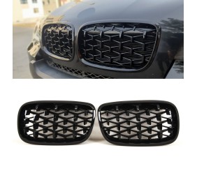Ніздрі Diamond Black (чорний глянець) для BMW X6 E71 2008-2014 рр