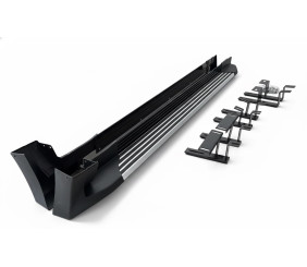 Бокові підніжки OEM V2 (2 шт., Алюміній) для Toyota Highlander 2019- рр