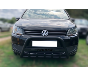 Кенгурятник WT004 Black (нерж) для Volkswagen Touran 2003-2010 рр