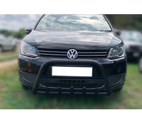 Кенгурятник WT004 Black (нерж) для Volkswagen Touran 2010-2015 рр