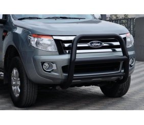 Передній захист WT018 Black (нерж.) для Ford Ranger 2011-2022 рр