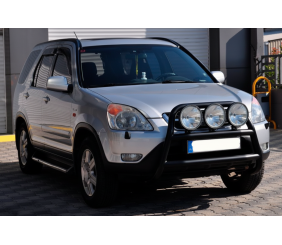 Кенгурятник WT018 Black (нерж.) для Honda CRV 2001-2006 рр