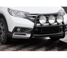 Передній захист WT018 Black (нерж.) для Honda CRV 2012-2016 рр