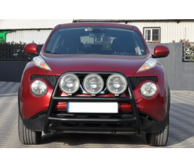 Кенгурятник WT018 Black (нерж) для Nissan Juke 2010-2019 рр