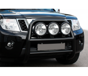 Кенгурятник WT018 Black (нерж) для Nissan Pathfinder R51 2005-2014 рр