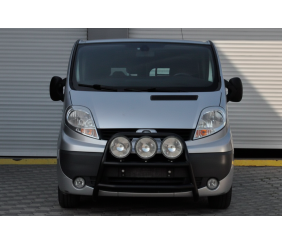 Кенгурятник WT018 Black (нерж.) для Opel Vivaro 2001-2015 рр