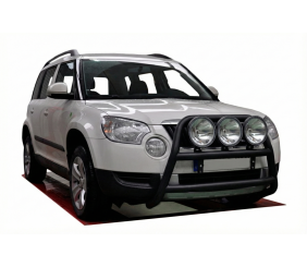 Кенгурятник WT018 Black (нерж.) для Skoda Yeti 2009-2017 рр