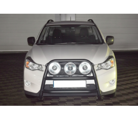 Кенгурятник WT018 Black (нерж.) для Subaru XV 2011-2017 рр