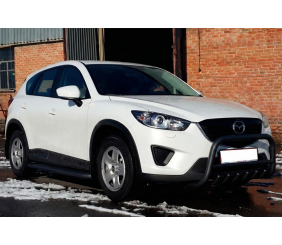 Передній захист WT021 Black (нерж.) для Mazda CX-5 2012-2017 рр