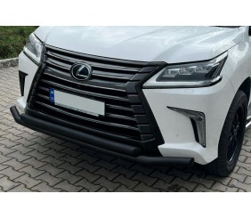 Передній захист ST014 Black (2015-2026, нерж) для Lexus LX570/450d рр