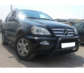 Кенгурятник Black (нерж.) для Mercedes ML W163 1997-2005 рр