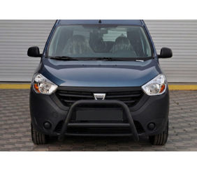 Кенгурятник WT006 Black (нерж.) для Renault Dokker 2013-2022 рр