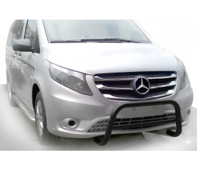 Кенгурятник WT005 Black (нерж.) для Mercedes Vito/V-class W447 2014- рр