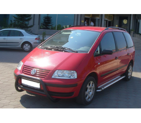 Кенгурятник WT005 Black (нерж) для Ford Galaxy 1995-2006 рр