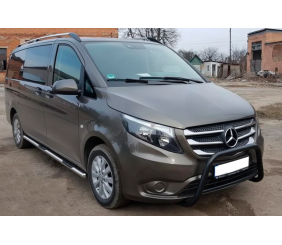 Кенгурятник WT006 Black (нерж.) для Mercedes Vito/V-class W447 2014- рр