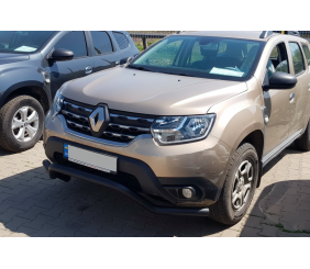 Передній захист WT008 Black (нерж.) для Dacia Duster 2018-2024 рр