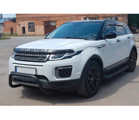 Кенгурятник WT005 Black (нерж) для Range Rover Evoque 2012-2018 рр