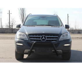Передній захист WT006 Black (нерж) для Mercedes ML W164 2005-2011 рр