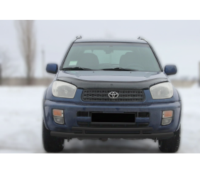 Передній захист ST014-1 Black (нерж) для Toyota Rav 4 2001-2005 рр