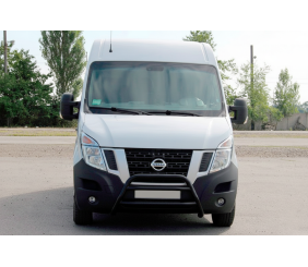 Кенгурятник WT022 Black (нерж.) для Renault Master 2011-2023 рр