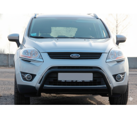 Кенгурятник WT007 Black (нерж.) для Ford Kuga 2008-2013 рр