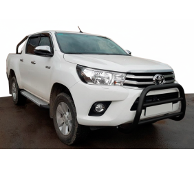Кенгурятник WT007 Black (нерж) для Toyota Hilux 2015- рр