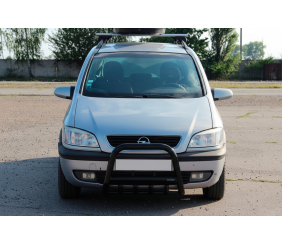 Кенгурятник QT006 Black (нерж) для Opel Zafira A 1998-2005 рр