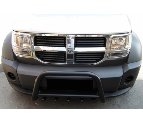 Передня дуга QT006 Black (нерж.) для Dodge Nitro 2006-2011 рр