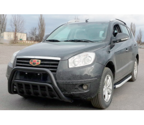 Кенгурятник WT002 Black (нерж.) для Geely Emgrand X7 2011- рр