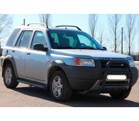 Кенгурятник QT007 Black (нерж.) для Land Rover Freelander I 1997-2006 рр