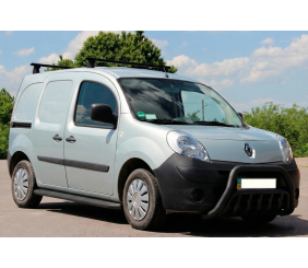 Кенгурятник WT002 Black (нерж.) для Renault Kangoo 2008-2020 рр