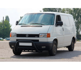 Кенгурятник WT002 60мм Black (нерж) для Volkswagen T4 Transporter 1990-2003 рр