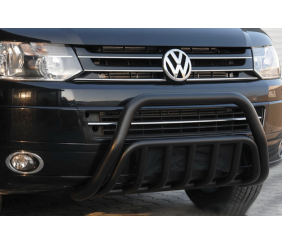 Кенгурятник WT002 Black (нерж) для Volkswagen T5 2010-2015 рр