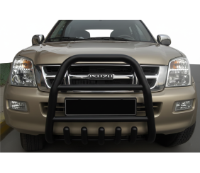 Передній захист QT007 Black (нерж.) для Isuzu D-Max 2011-2019 рр