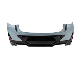 Задній бампер з дифузором в стилі X4M F98 (2022-2024) для BMW X4 G02 2018- рр