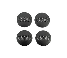 Заглушки у диски 60/58мм графіт ad5957g (4 шт) для Ауди