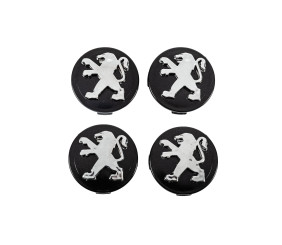 Ковпачки в диски 60/58 мм p02011bl (4 шт) для Peugeot