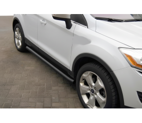 Бічні труби Black (2 шт., Нерж.) для Ford Kuga 2008-2013 рр