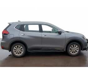 Бічні труби Black (2 шт, нерж) для Nissan X-trail T32/Rogue 2014-2021 рр