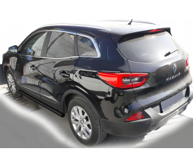 Бічні труби Black (2 шт) для Renault Kadjar 2015-2022 рр