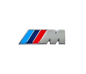Напис М 85мм на 30мм (нержавійка) для BMW