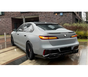 Дифузор заднього бампера з насадками (для M760, M-Sport та i7 M70) для BMW 7 серія G70/G71 2022- рр