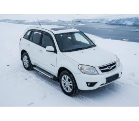 Бокові пороги Line (2 шт., алюміній) для Chery Tiggo 3 2005- рр