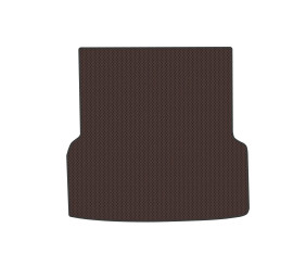 Гумовий килимок в багажник (Коричневий) для Mercedes EQS 2021- рр