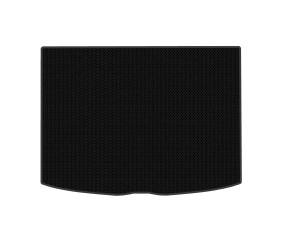 Гумовий килимок в багажник (Чорний) для Mercedes EQA 2021- рр