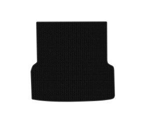 Гумовий килимок в багажник (Чорний) для Mercedes EQS 2021- рр
